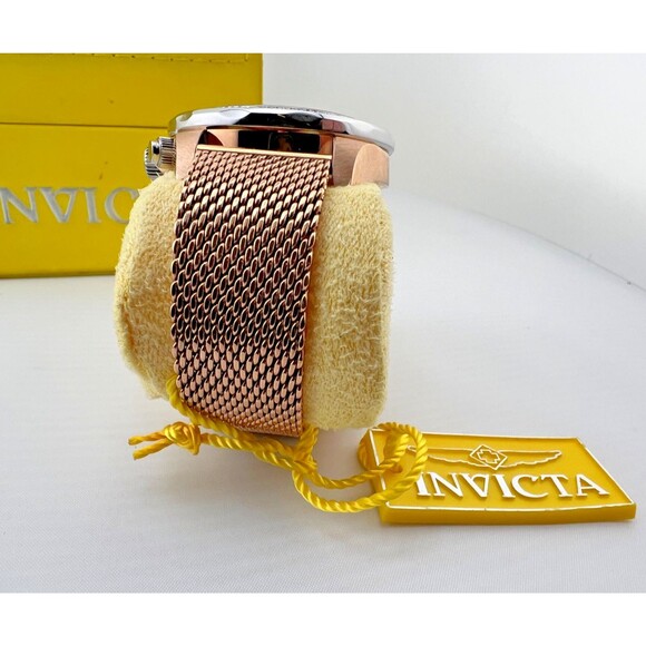 INVICTA Pro Diver Lady 40mm Rose Gold Stainless Steel Crystals 33385 Works *READ - Picture 5 of 14